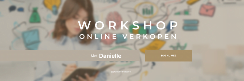 Workshop online verkopen